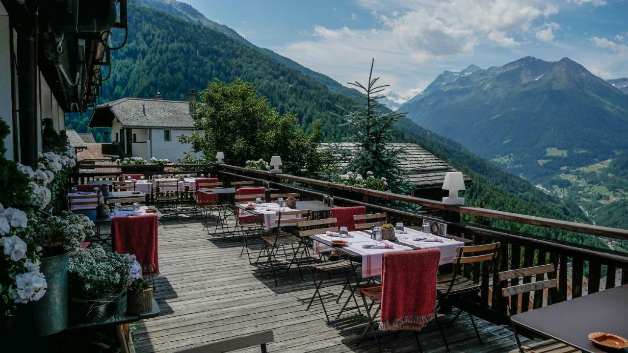 Hôtel Le Grand Chalet Favre Saint-Luc Exterior foto